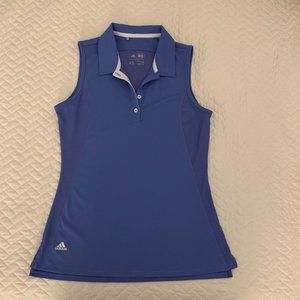 Adidas Women's Golf Tank, periwinkle blue